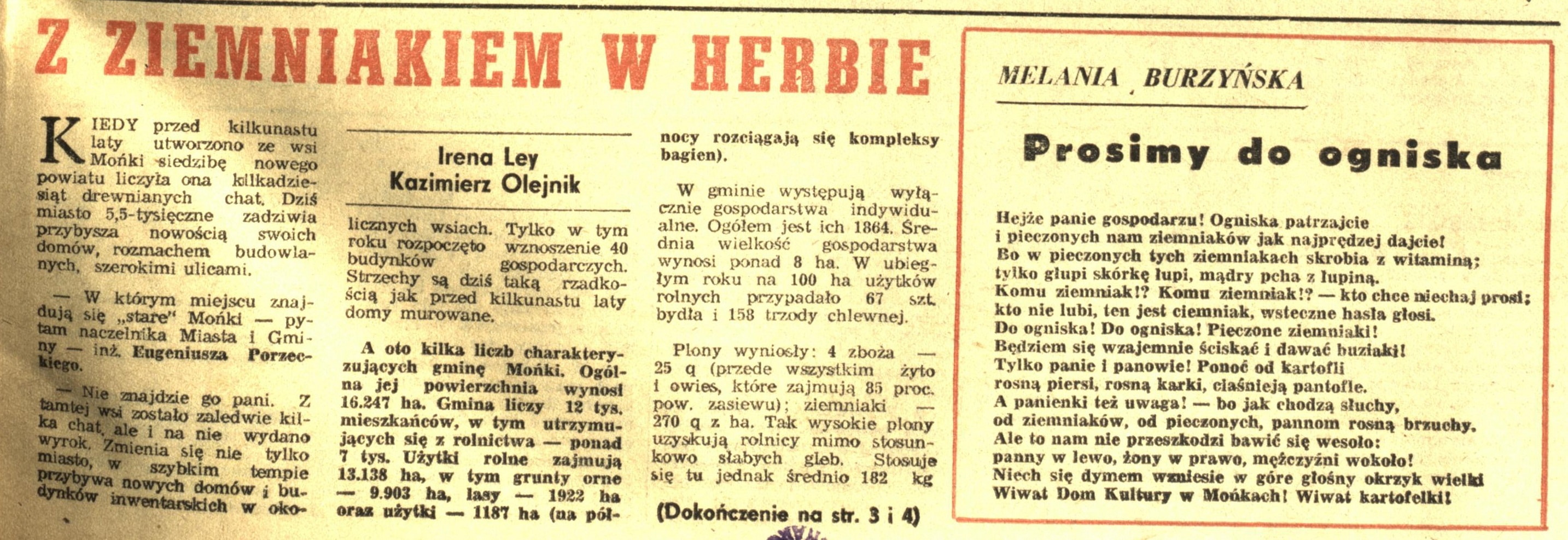 Gazeta ze zdjęciem mężczyzny i kobiety.