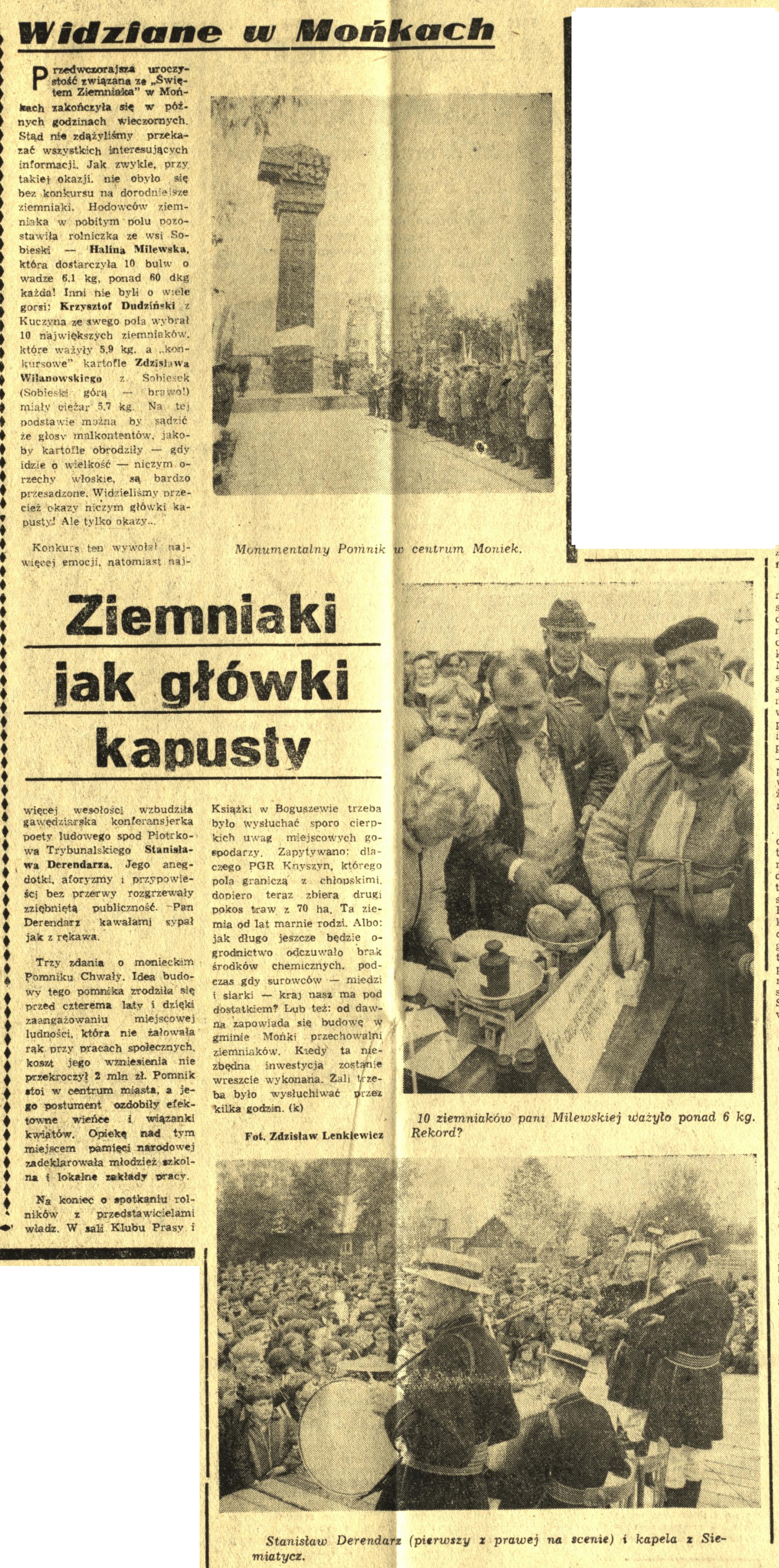 Gazeta ze zdjęciem mężczyzny i kobiety.