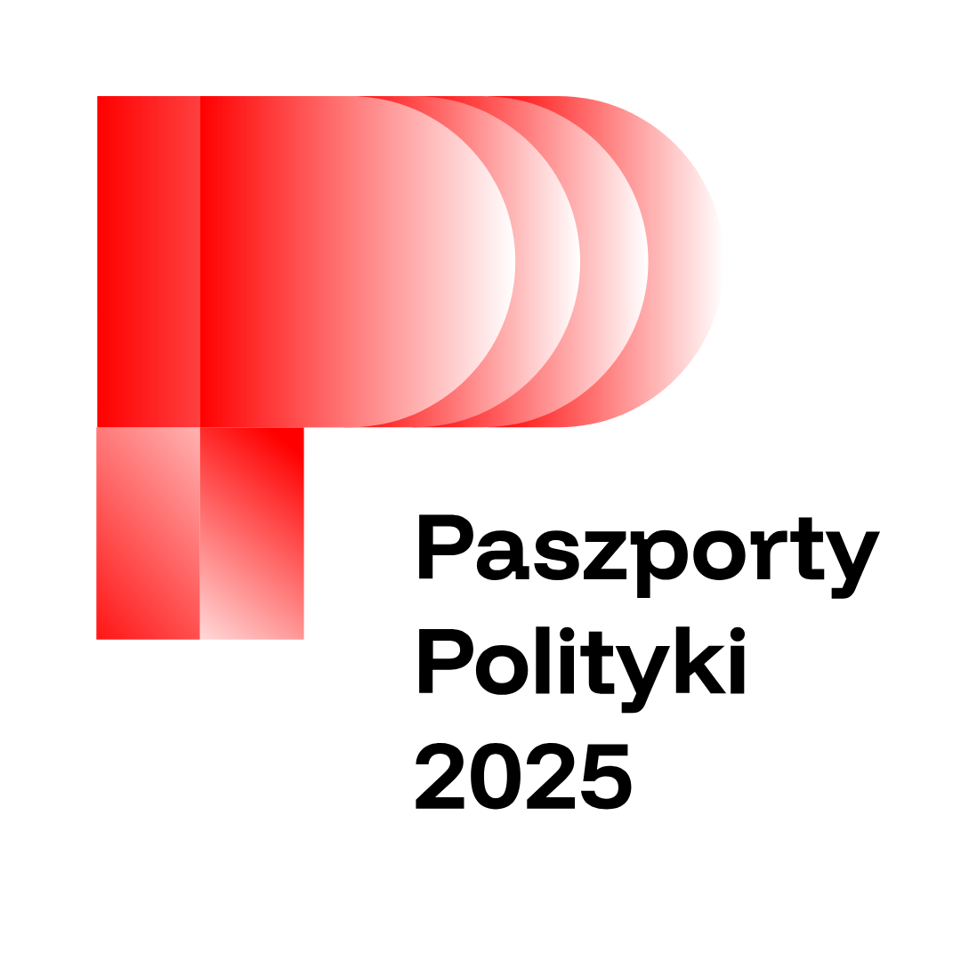 Informacja o nominowaniu portalu zbioryspolecze.pl do nagrody Paszporty Polityki 2025 w kategorii Kultura Cyfrowa. Link do podstrony z tym zdjęciem